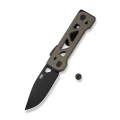 Ніж складаний Weknife Tyro WE24001-3, CPM-20CV, титан, чорний