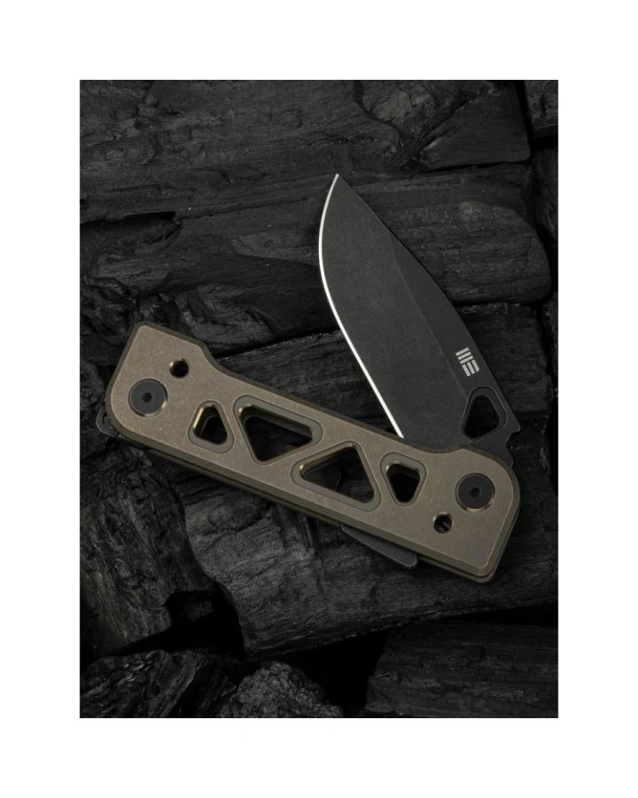 Ніж складаний Weknife Tyro WE24001-3, CPM-20CV, титан, чорний
