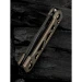 Ніж складаний Weknife Tyro WE24001-3, CPM-20CV, титан, чорний