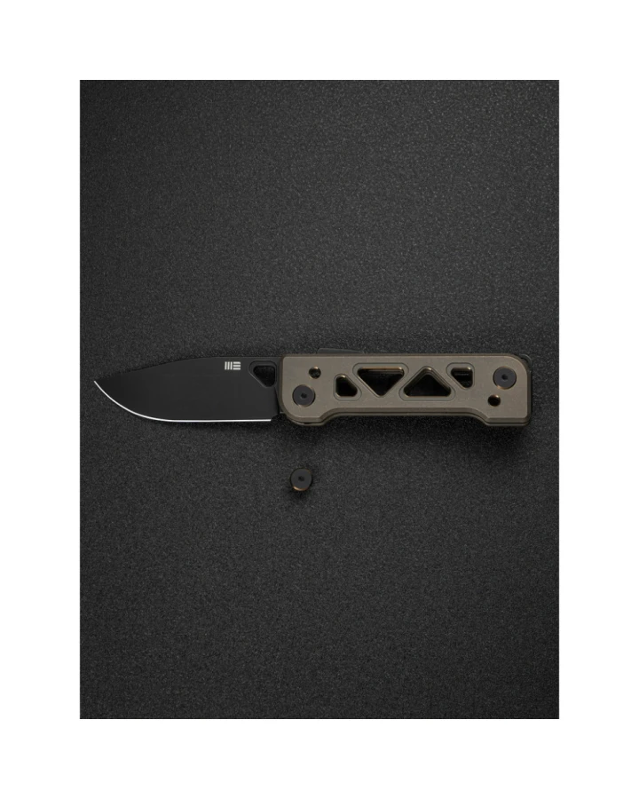 Ніж складаний Weknife Tyro WE24001-3, CPM-20CV, титан, чорний