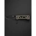Ніж складаний Weknife Tyro WE24001-3, CPM-20CV, титан, чорний