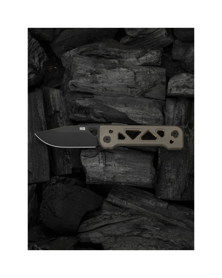 Ніж складаний Weknife Tyro WE24001-3, CPM-20CV, титан, чорний