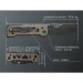Ніж складаний Weknife Tyro WE24001-3, CPM-20CV, титан, чорний