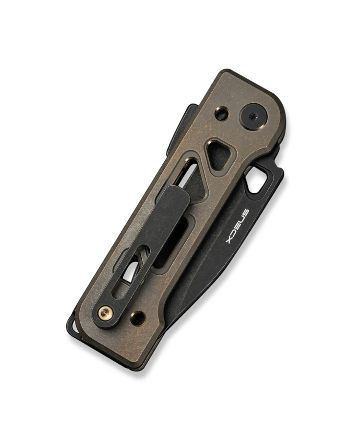 Ніж складаний Weknife Tyro WE24001-3, CPM-20CV, титан, чорний
