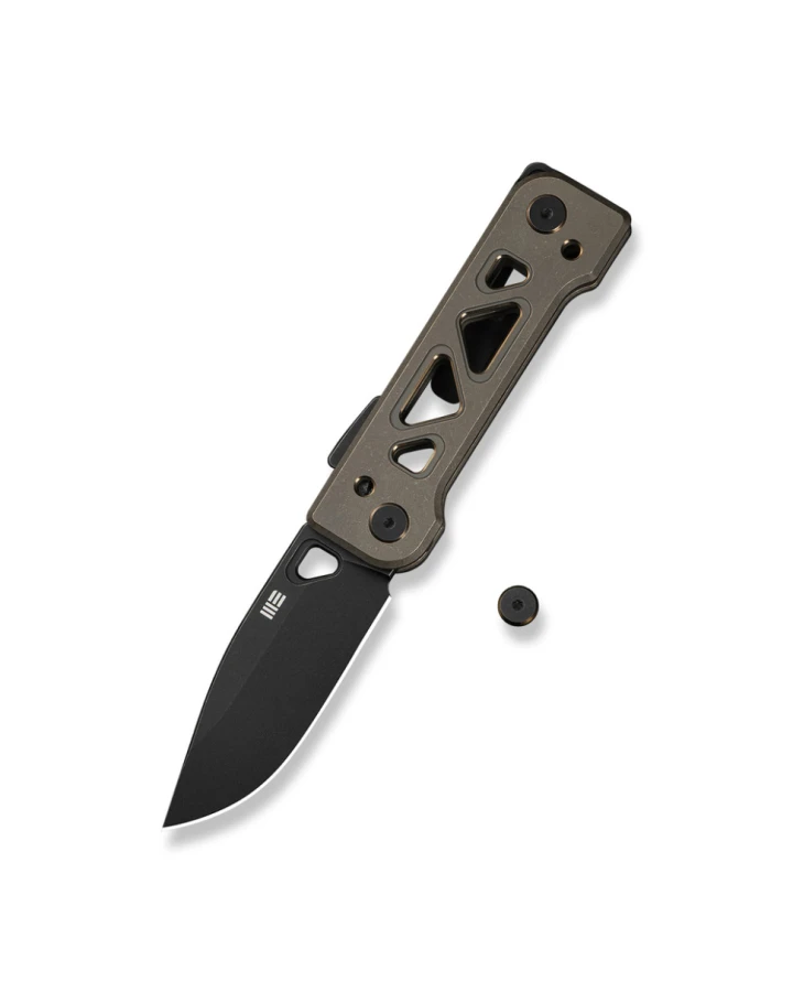 Ніж складаний Weknife Tyro WE24001-3, CPM-20CV, титан, чорний