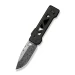 Ніж складаний Weknife Tyro WE24001-DS1, Дамаська сталь, титан, чорний