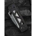 Ніж складаний Weknife Tyro WE24001-DS1, Дамаська сталь, титан, чорний