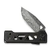Ніж складаний Weknife Tyro WE24001-DS1, Дамаська сталь, титан, чорний