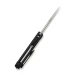 Ніж складаний Weknife Tyro WE24001-DS1, Дамаська сталь, титан, чорний