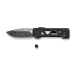 Ніж складаний Weknife Tyro WE24001-DS1, Дамаська сталь, титан, чорний