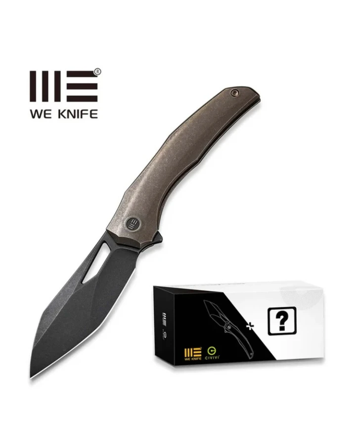 Ніж складаний Weknife WE22042B-2 MB, CPM-20CV, титан, коричневий