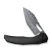 Ніж складаний Weknife WE22042B-DS1 MB, Дамаська сталь, титан, чорний