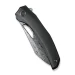 Ніж складаний Weknife WE22042B-DS1 MB, Дамаська сталь, титан, чорний