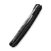 Ніж складаний Weknife WE22042B-DS1 MB, Дамаська сталь, титан, чорний