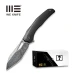 Ніж складаний Weknife WE22042B-DS1 MB, Дамаська сталь, титан, чорний