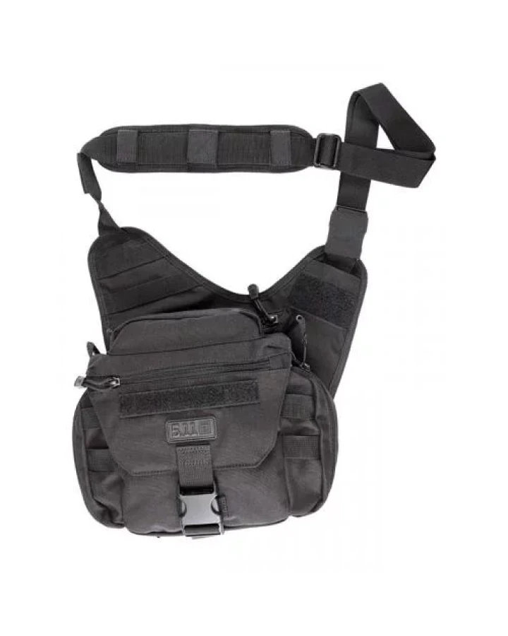 Сумка-кобура тактична оперативна плечова "5.11 PUSH Pack" Black