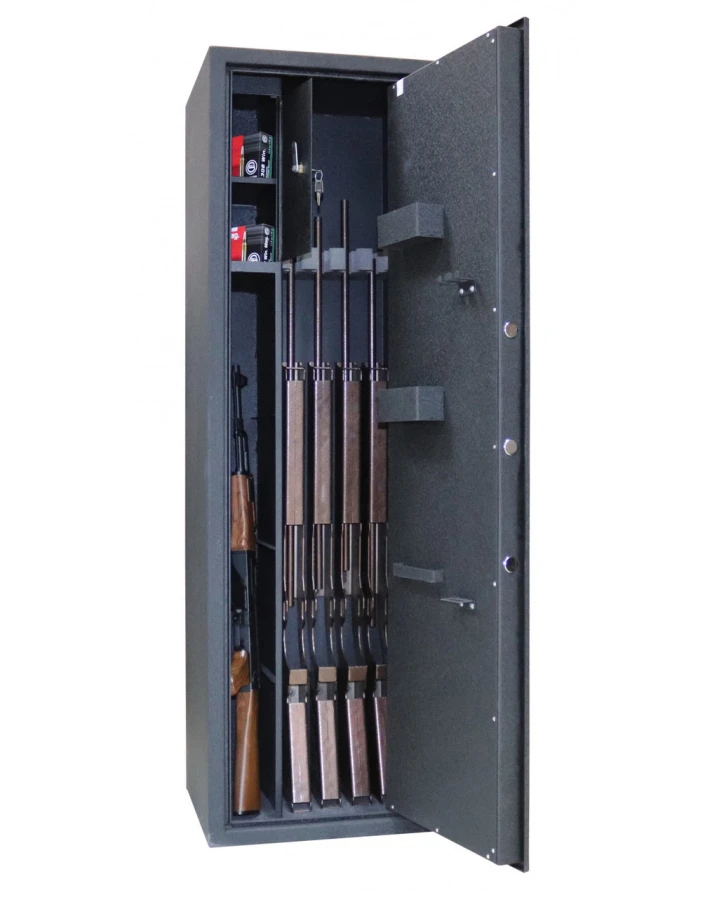 Чорний сейф GRIFFON GS.420.K BLACK.CR — українська надійність для ваших цінностей
